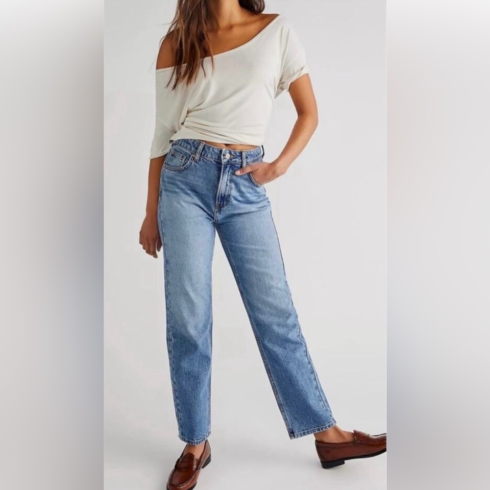 Free People Blue Women's Jeans